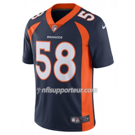 Maillot Homme Denver Broncos Von Miller 58 Nike Bleu